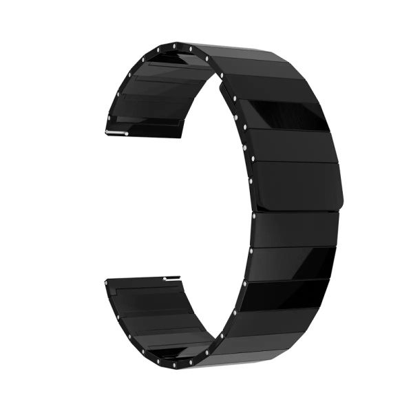 Ремешок из нержавеющей стали для часов Lyambda Callisto 22мм, черный